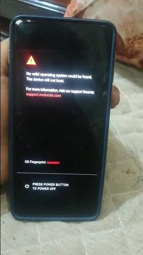 no valid operating system could be found. the device will not boot