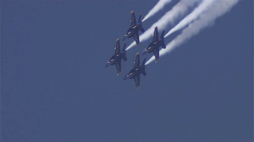 Watch full: Blue Angels perform at the 2025 NAS Oceana Air Show