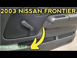 2003 NISSAN FRONTIER SPEAKER REPLACEMENT