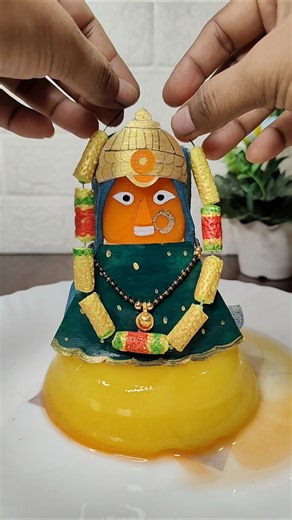Barf 🧊 se Yedeshwari Devi idol making 🙏🏵️❤️🙇#yedeshwari #devi #shots #shorts #ytshorts #maa