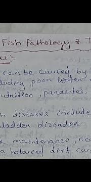 Fish pathology and Transgenesis, unit 4 Fish , fisheries #zebrafish Transgenic fish #zoology #notes