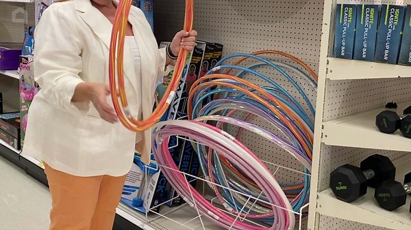 Hula Hoop Garden Chandelier