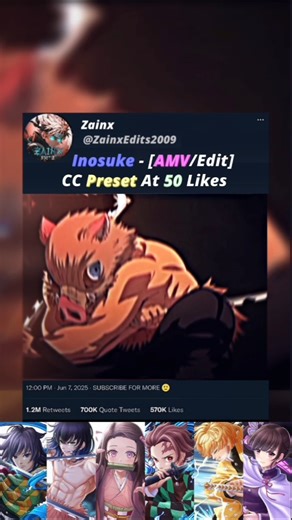 Inosuke AMV 🌙 - Demon Slayer Edit #anime #edit #inosuke #demonslayer