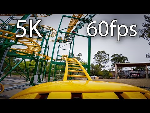 Sidewinder Safari on-ride 5K POV @60fps Six Flags Discovery Kingdom