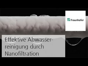 Effektive Abwasserreinigung durch Nanofiltration