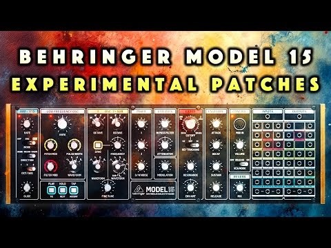 Behringer Model 15: 50 Experimental Patches. No Talking Demo