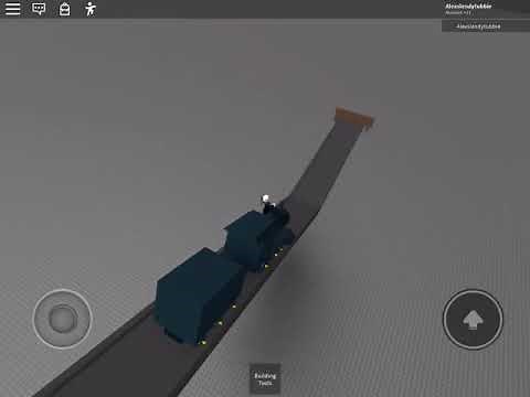 Steam Train Crash With F3X Building on ROBLOX