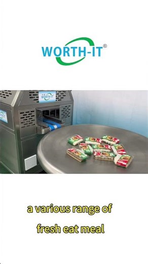 a various range of fresh eat meal auto sleeving machine #factoryproducts #machine