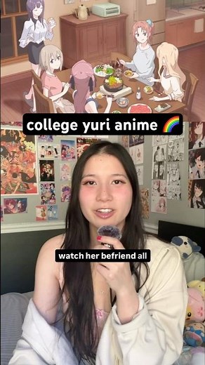 this college yuri #anime about drinking, friendship, and romance looks so wholesome 💕