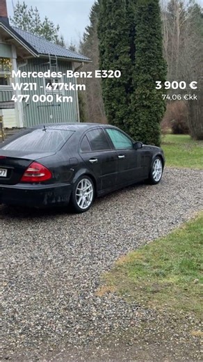 Mercedes-Benz E320 W211 vuodelta 2003 — 477 000 km, mutta isot huollot tehty! 🔧