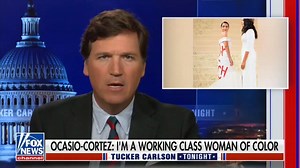 Tucker Carlson: 'Dumb' and 'Annoying' AOC Wore Met Gala Dress So People Would Stare at 'Her Butt'