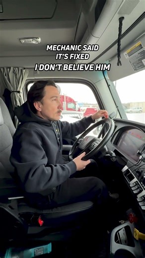 Mechanic said it’s fixed… 😅 #truckerlife #truckingjobs #trucking