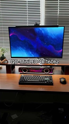 HKC G27M7Pro | QD-MiniLED 4k 160hz #monitor #gamingsetup #gamingmonitor #oled #desksetup #hkcmonitor