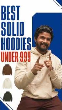 Winter Solid Hoodies Under 999/- 🥶