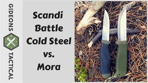 Cold Steel vs. Mora Knives Scandi battle tested
