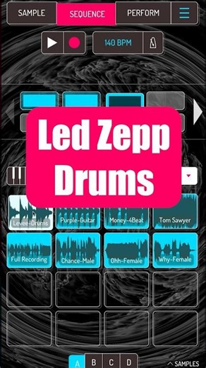 How I Mashed Up Led Zeppelin, Jimi Hendrix, Pink Floyd & Rush Using Koala Sampler #shorts #viral