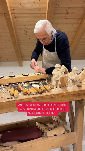 Are you cuckoo for river cruises? 🚢 Our river cruises are officially setting sail in 2026 and this is a little taste of one of the experiences you can find on our Best of the Rhine and Amsterdam journeys. On day 8 in the Black Forest you’ll visit a family-run cuckoo clock workshop and learn all about how this iconic souvenir is made 🐦⏰ Just one of the many ways we river cruise, differently 💁‍♂️ | Trafalgar Travel