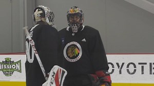 68K views · 1.1K reactions | Corey Crawford skated on his own before the Blackhawks practiced on Monday in Chicago. | Chicago Blackhawks | Facebook