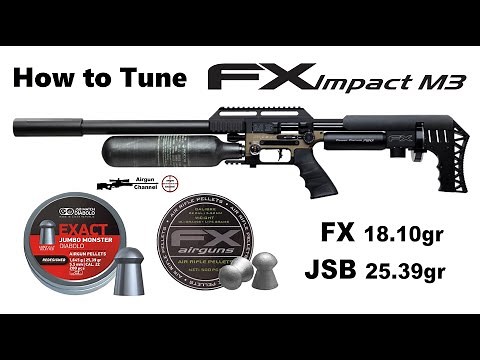 LEARN the M3 in 5 MINUTES (FX Impact M3 Tuning Guide) plus JSB/FX 18.1gr & 25.39gr Tunes!