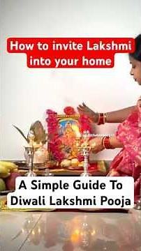 A simple Diwali Pooja Guide #diwali #lakshmi #lakshmipuja