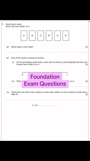 Part 21 exam questions foundation #maths #algebra #ratio #foundationmaths #studywithme