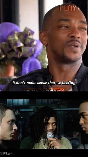 Anthony Mackie Got Dissed for Real In 8 Mile ?! 💀 #fyp