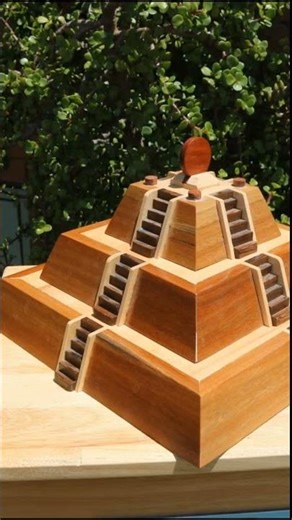 AZTEC BOX #woodscraft #birdfeeder #wood