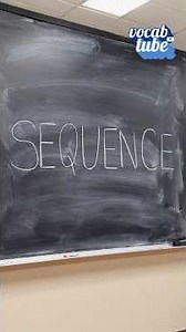 sequence - English Vocabulary Learning #Shorts