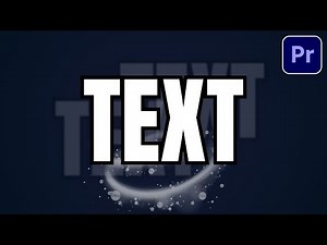 How to Make Text Float in Premiere Pro 2025