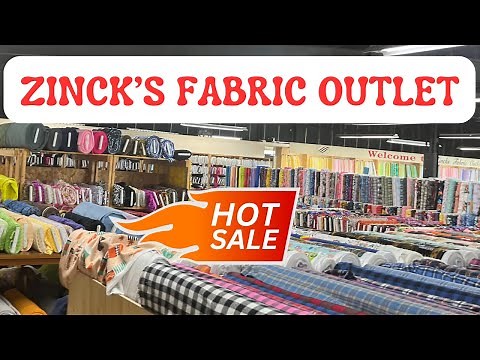 Zinck's Fabric Outlet Plus A Trip To Yoder's Department Store in Shipshewana Indiana (Amish Country)
