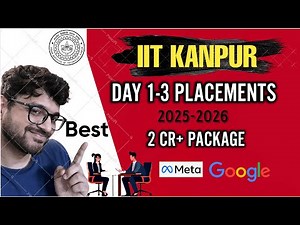 IIT KANPUR Placements 2025-2026 | 2Cr+ Package | MTECH CSE STATS