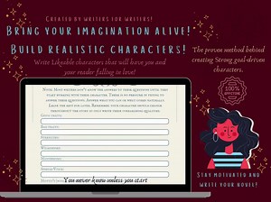 Main Character Worksheets|| Character Workbook, Digital or Printable Writing Planner, Novel Templates, Stories, Writers - Etsy