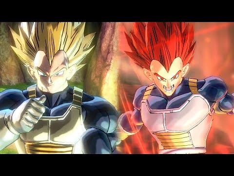Vegeta's NEW 2nd Grade SSJ & Transformable Super Saiyan God form in Dragon Ball Xenoverse 2 MOD