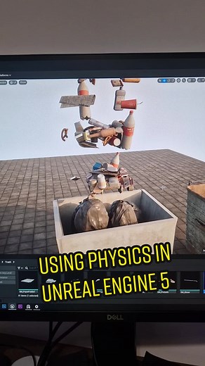 Creating a Trash Pile with Unreal Engine Physics