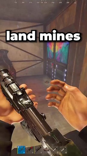 Land Mine Raiding In RUST Is OVERPOWERED! 🔥 #rust #rusttips #facepunch