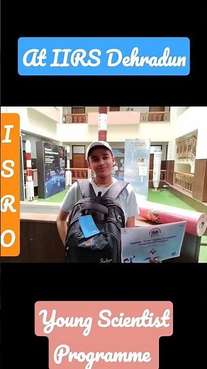 At ISRO IIRS DEHRADUN YUVIKA 2023 #isro #yuvika #youngscientist #iirs #space