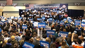 Bernie Sanders switches focus to Virginia primary at Virginia Beach rally