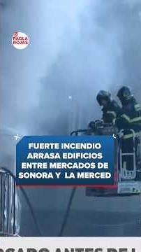 A massive fire destroys buildings between Mercados de Sonora and La Merced | DPC with Paola Rojas
