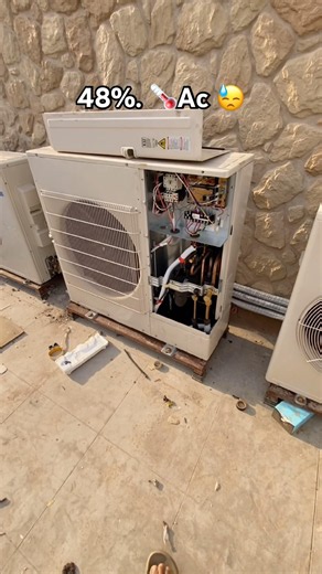48°C ki Garmi ☀️ AC Installation Karna Matlab Jung Jeetna 😅 #particleswarm #thermoworks