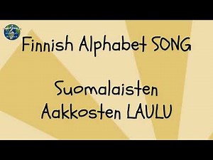 Aakkosten Laulu | ABC | Finnish Alphabet Song | SuomenLastenLauluja | Whole World Nursery Rhymes