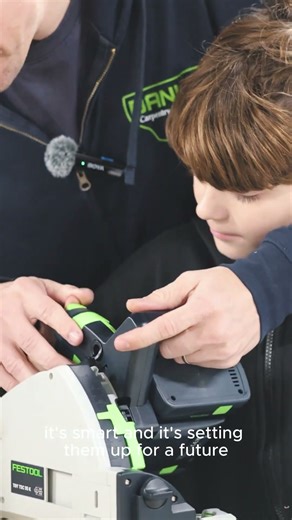 Festool is not just about the tools, it's about inspiring the next generation 💚