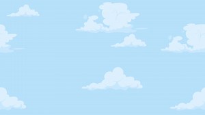 Download Cloudy sky animation. Animated Clouds timelapse in blue sky background. Natural clouds landscape illustration. Clouds background. for free