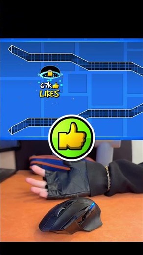 IMPOSSIBLE BUMBLEBEE WAVE CHALLENGE?🤔 #gd #geometrydash #shorts