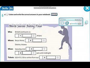 Excel 5 module 8 p105 ex6 Listening
