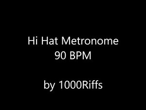 Hi Hat Metronome 90 BPM