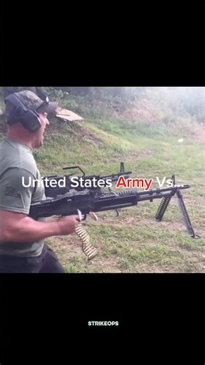 U.S. Army vs Air Force vs Navy vs Marine Gun Test - Which One Has the Hardest Recoil?