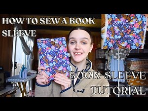 How to Make a Quilted Book-Sleeve | Intermediate Step-by-Step Sewing Tutorial | Vlog #67