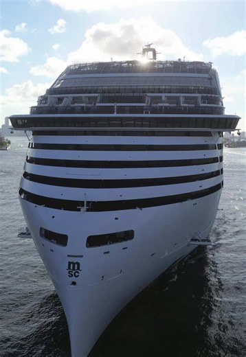 Imagine calling this home for the next 7 nights 🤩 MSC World America looks absolutely stunning! #mscworldamerica #msccruises #cruisetok #cruiselife #travel