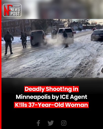 Deadly Shoot!ng in Minneapolis by ICE Agent K!lls 37-Year-Old Woman, Sparks National Controversy Minneapolis: A fatal shooting in Minneapolis on Wednesday has drawn national attention after an Immigration and Customs Enforcement (ICE) agent shot and k!lled 37-year-old U.S. citizen Renee Nicole Good. The Department of Homeland Security (DHS) claims the agent acted in self-defense, stating Good attempted to run over officers with her SUV during an immigration operation. However, Minnesota leaders,