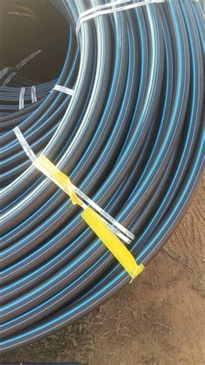 Verification of HDPE pipe.